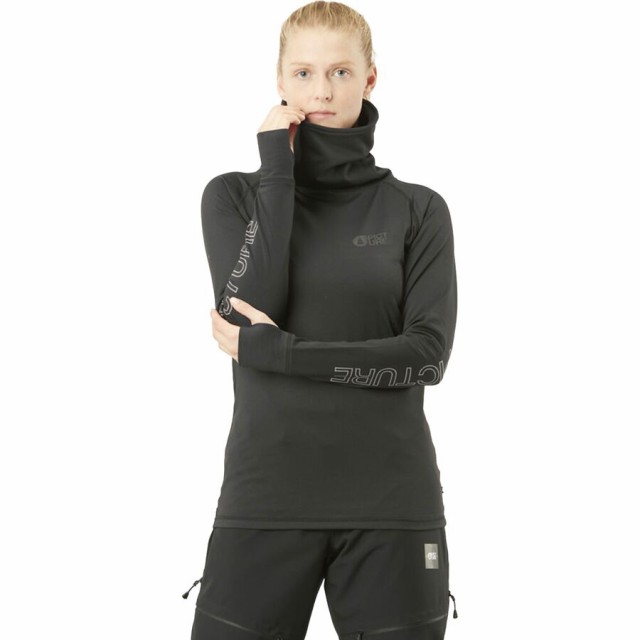 (取寄) ピクチャーオーガニック レディース パガヤ ハイ フリース プルオーバー - ウィメンズ Picture Organic women Pagaya High Fleece Pullover - Women's Blackの通販は