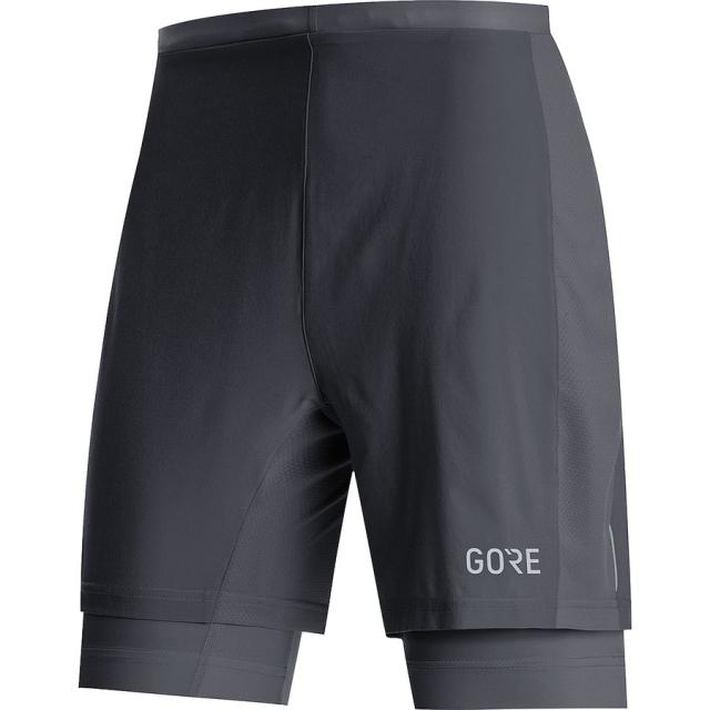 (取寄) ゴアウェア メンズ R5 2イン1 ショート - メンズ GOREWEAR men R5 2in1 Short - Men's Blackの通販は