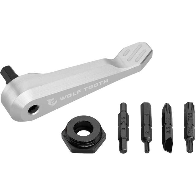 (取寄) ウルフトゥースコンポーネンツ アクスル ハンドル マルチ-ツール Wolf Tooth Components Axle Handle Multi-Tool Silverの通販は 8,003円