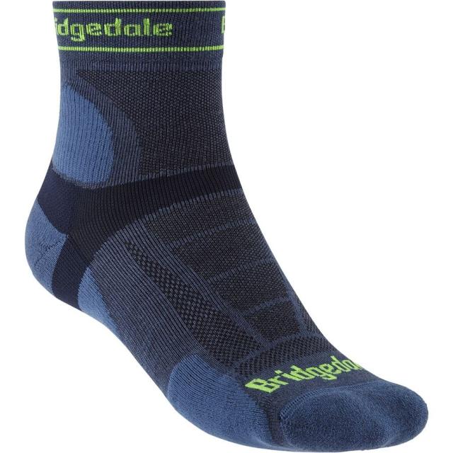 (取寄) ブリッジデール トレイル ラン ウルトラライト T2 メリノ パフォーマンス 3/4 クルー ソック Bridgedale Trail Run Ultralight T2 Merino Performance 3/4 Crew Sock Blue
