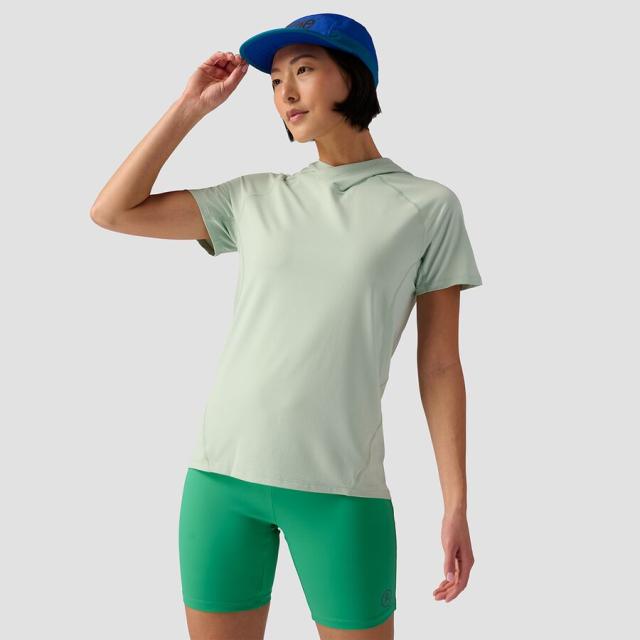 (取寄) バックカントリー レディース タホ サン ショートスリーブ ブーディ - ウィメンズ Backcountry women Tahoe Sun Short-Sleeve Hoodie - Women's Silt Greenの通販は