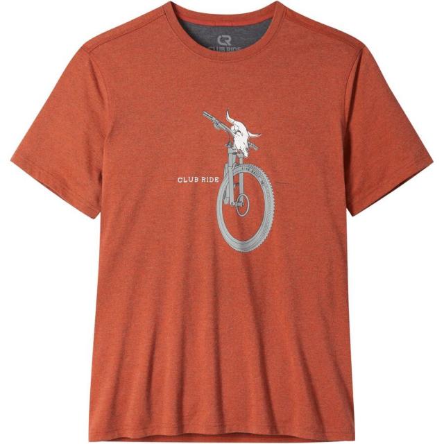 (取寄) クラブライドアパレル メンズ ブル T-シャツ - メンズ Club Ride Apparel men Bull T-Shirt - Men's Dusty Orange
