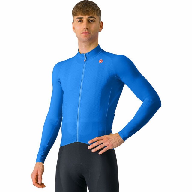(取寄) カステリ メンズ エアロ レース ロング-スローブ ジャージ - メンズ Castelli men Aero Race Long-Sleeve Jersey - Men's Azzurro Italiaの通販は