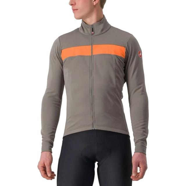 (取寄) カステリ メンズ ラドピア 3 ジャケット - メンズ Castelli men Raddoppia 3 Jacket - Men's Nickel Gray/Red Orangeの通販は 38,981円