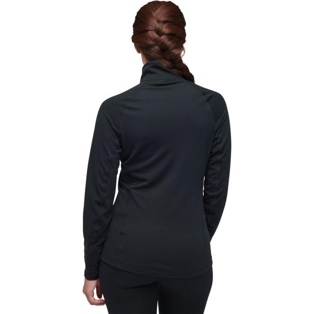 (取寄) ブラックダイヤモンド レディース コウフィシェント Lt 1/4-ジップ プルオーバー - ウィメンズ  women Coefficient LT 1/4-Zip Pullover - Women's Black