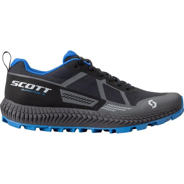 (取寄) スコット メンズ スーパートラック 3 トレイル ランニング シューズ - メンズ Scott men Supertrac 3 Trail Running Shoe - Men's Black/Storm Blueの通販は