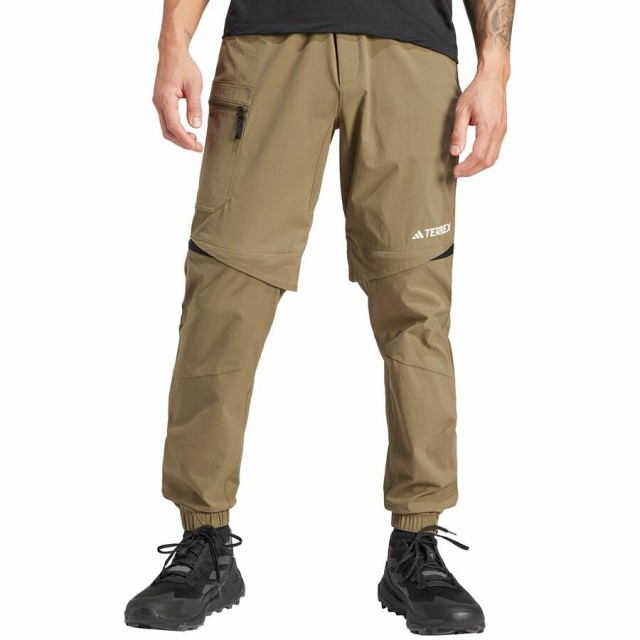 (取寄) アディダステレックス メンズ ユーティリタス ハイキング ジップ オフ パンツ - メンズ Adidas TERREX men Utilitas Hiking Zip Off Pants - Men's Olive Strataの通販は