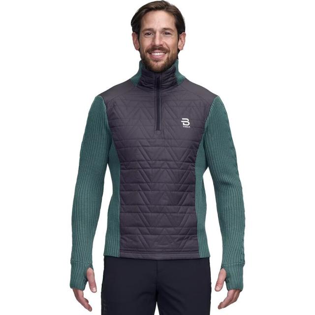 (取寄) ビヨルンダーリ メンズ コンフィー 1/2-ジップ セーター - メンズ Bjorn Daehlie men Comfy 1/2-Zip Sweater - Men's Dark Forest