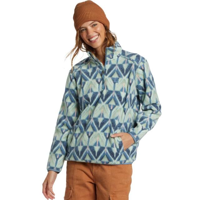 (取寄) ビラボン レディース バウンダリー モック 3 プルオーバー - ウィメンズ Billabong women Boundary Mock 3 Pullover - Women's Blue Shadow