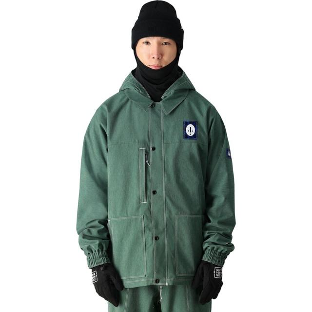 (取寄) シックスエイトシックス メンズ ドウジョウ ジャケット - メンズ 686 men Dojo Jacket - Men's Forest Green Denimの通販は