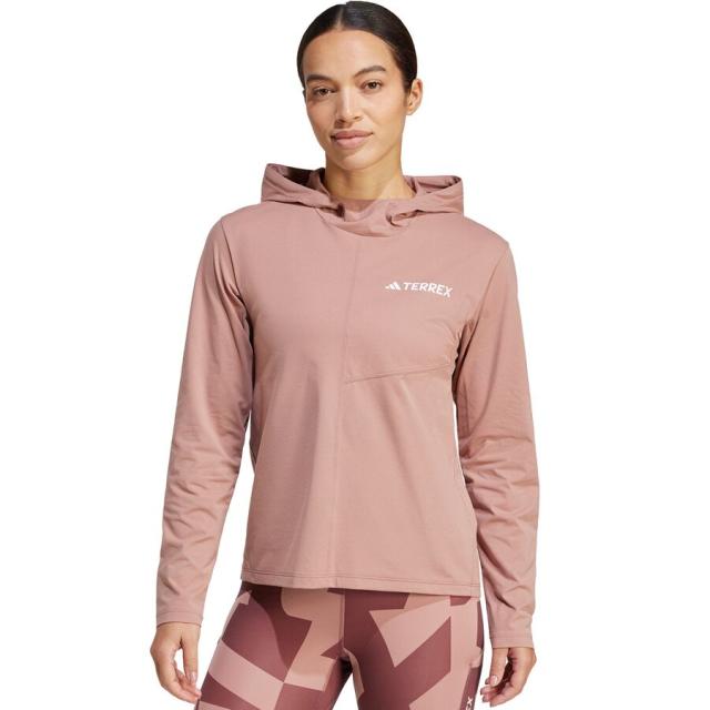 (取寄) アディダステレックス レディース マルチ サン フーディ - ウィメンズ Adidas TERREX women Multi Sun Hoody - Women's Warm Clay