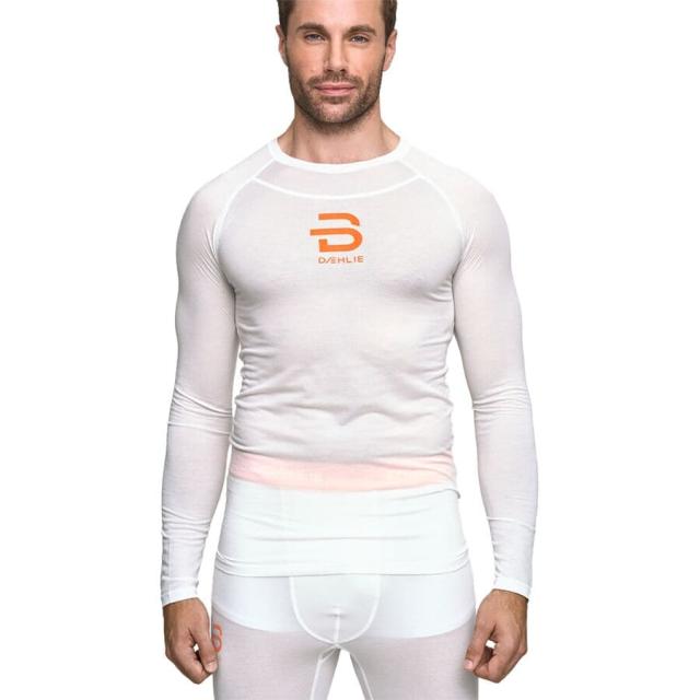 (取寄) ビヨルンダーリ メンズ コンピート-テック ロングスリーブ トップ - メンズ Bjorn Daehlie men Compete-Tech Long-Sleeve Top - Men's  White