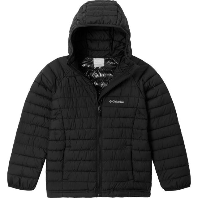 (取寄) コロンビア ガールズ パウダー ライト リ フーデット ジャケット - ガールズ Columbia girls Powder Lite II Hooded Jacket - Girls' Black
