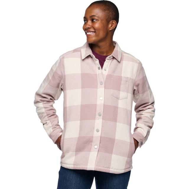(取寄) ブラックダイヤモンド レディース プロジェクト ライン フランネル シャツ - ウィメンズ  women Project Lined Flannel Shirt - Women's Pale Mauve/Off White Plaid