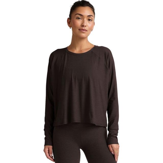 (取寄) ビヨンドヨガ レディース フェザーウェイト デイドリーマー プルオーバー - ウィメンズ Beyond Yoga women Featherweight Daydreamer Pullover - Women's Dark Chocolate Heather