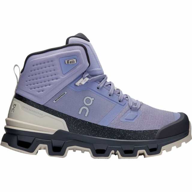 (取寄) オンランニング レディース クラウドロック 2 ウォータープルーフ ハイキング ブート - ウィメンズ On Running women Cloudrock 2 Waterproof Hiking Boot - Women's Feather/Blackの通販は