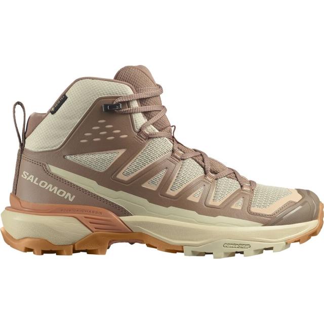 (取寄) サロモン レディース X ウルトラ 360 エッジ ミッド ブート - ウィメンズ Salomon women X Ultra 360 Edge Mid Boot - Women's Shortbread/Raw Umber/Prairie Sunsetの通販は