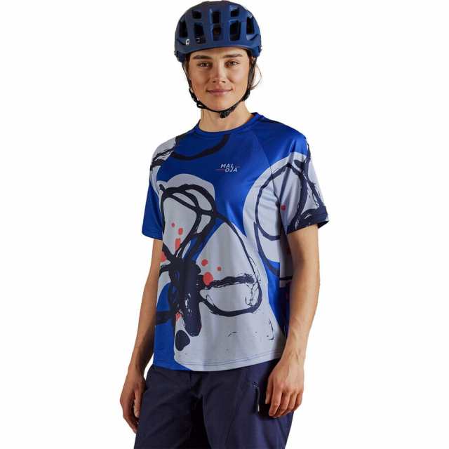 (取寄) マローヤ レディース マルチ ショートスリーブ ジャージ - ウィメンズ Maloja women MijanesM Multi Short-Sleeve Jersey - Women's Bright Cobalt Multiの通販は