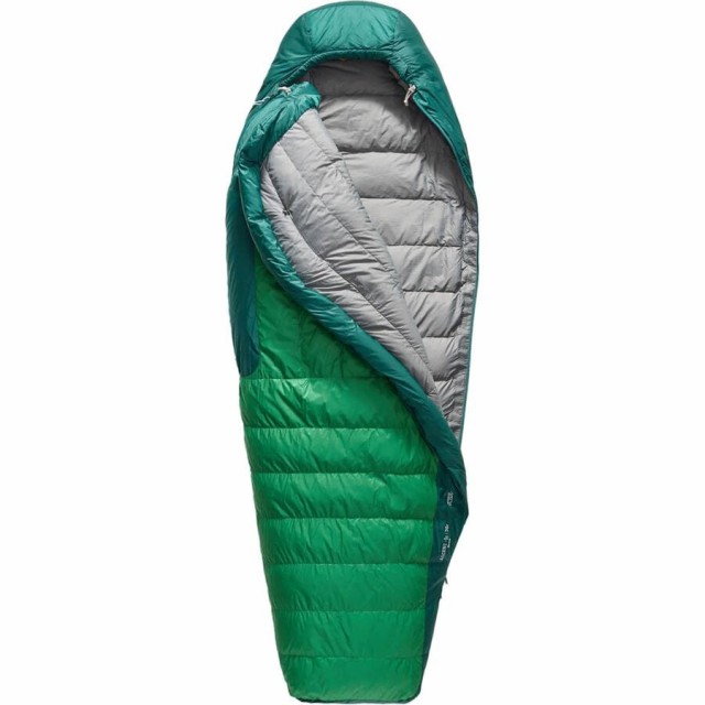 (取寄) シートゥサミット アセント スリーピング バッグ 15F ダウン Sea To Summit Ascent Sleeping Bag: 15F Down Rain Forest Green