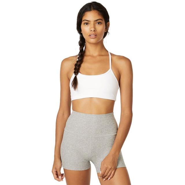 (取寄) ビヨンドヨガ レディース スペースダイ スリム レイサーバック ブラ - ウィメンズ Beyond Yoga women Spacedye Slim Racerback Bra - Women's Cloud White