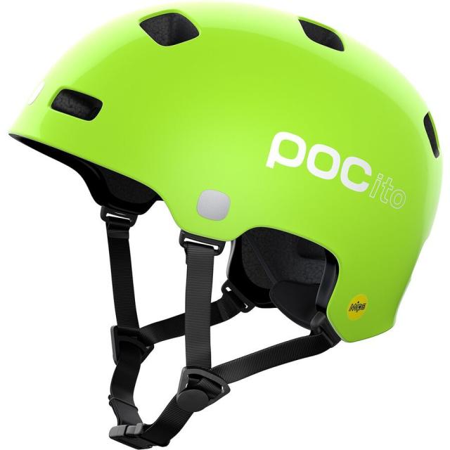 (取寄) POC キッズ ポシト クレーン ミプス ヘルメット - キッズ POC kids Pocito Crane Mips Helmet - Kids' Fluorescent Yellow/Greenの通販は