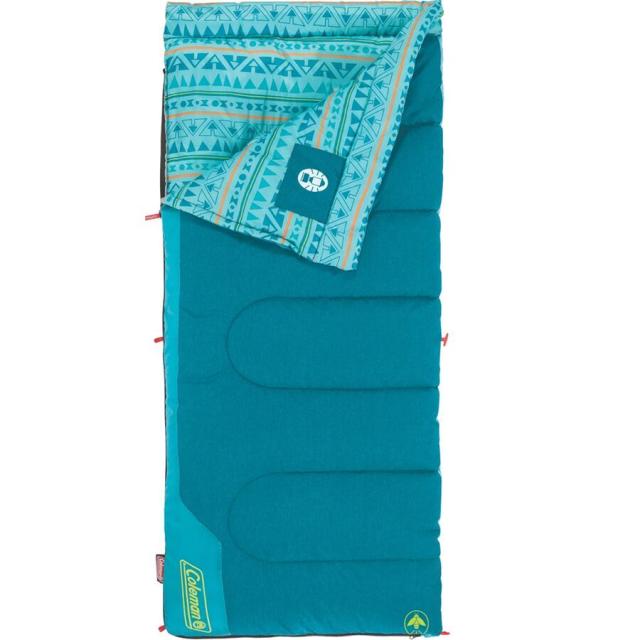 (取寄) コールマン キッズ 50F クール-ウェザー スリーピング バッグ - キッズ Coleman kids 50F Cool-Weather Sleeping Bag - Kids' Teal