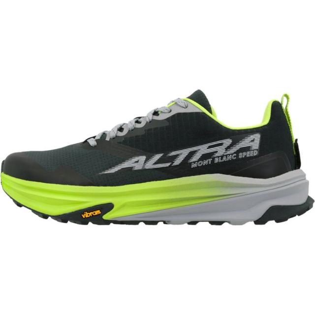 (取寄) アルトラ メンズ モン ブランク スピード トレイル ランニング シューズ - メンズ Altra men Mont Blanc Speed Trail Running Shoe - Men's Black/Lime