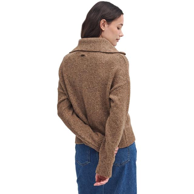 (取寄) バブアー レディース 1/2-ジップ ニット セーター - ウィメンズ Barbour women Lavensdale 1/2-Zip Knit Sweater - Women's Honey