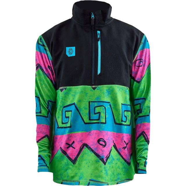 (取寄) エアブラスター メンズ 1/4-ジップ ジャケット - メンズ Airblaster men Quickstrike 1/4-Zip Jacket - Men's Hot Wave