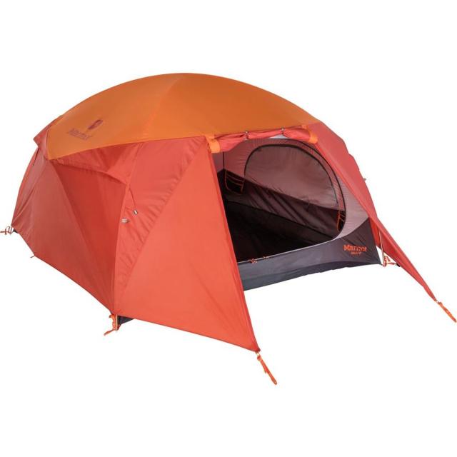 (取寄) マーモット ハロ テント: 4-パーソン 3-シーズン Marmot Halo Tent: 4-Person 3-Season Tangelo/Rusted Orangeの通販は