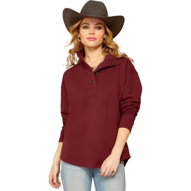 (取寄) アリアット レディース ホームタウン スウェットシャツ - ウィメンズ Ariat women Hometown Sweatshirt - Women's Tawny Portの通販は