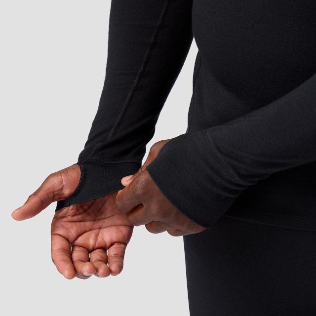 (取寄) バックカントリー メンズ メリノ ミッドウエイト 1/4-ジップ ベースレイヤー— トップ - メンズ Backcountry men Cedars Merino Midweight 1/4-Zip Baselayer Top - Men's Black