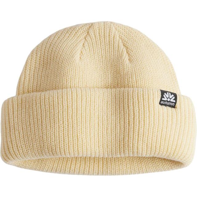 (取寄) オータム ダブル ロール ビーニー Autumn Double Roll Beanie Eggshell