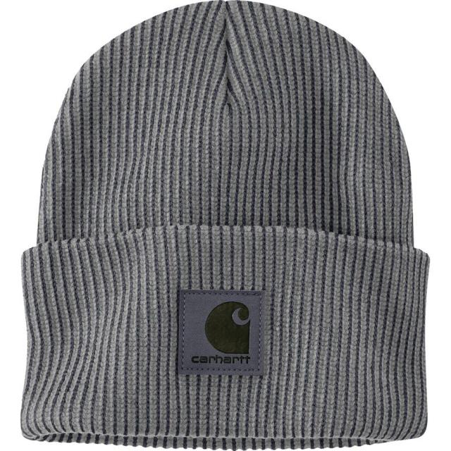 (取寄) カーハート ニット カフド プレイテッド ビーニー Carhartt Knit Cuffed Plaited Beanie Coal/Heather Gray