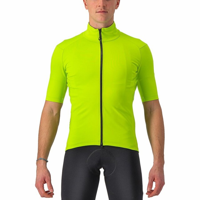 (取寄) カステリ メンズ ペルフェット ロース 2 ウィンド ショートスリーブ ジャージ - メンズ Castelli men Perfetto RoS 2 Wind Short-Sleeve Jersey - Men's Electric Limeの通販は