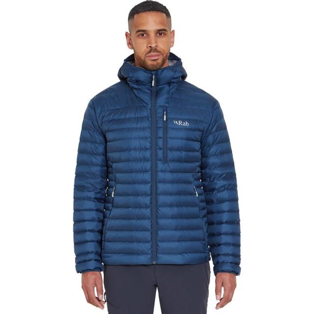 (取寄) ラブ メンズ マイクロライト アルパイン ダウン ジャケット - メンズ Rab men Microlight Alpine Down Jacket - Men's Tempest Blue