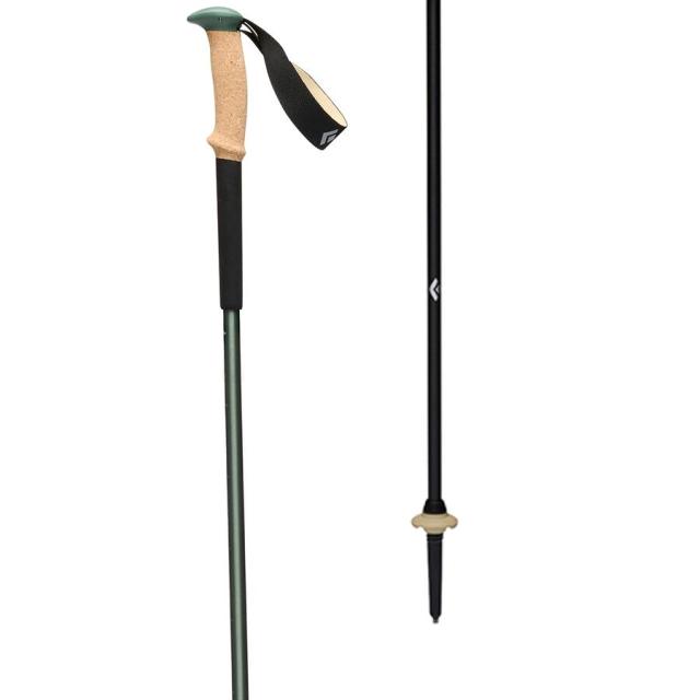 (取寄) ブラックダイヤモンド トレイル コルク トレッキング ポールズ  Trail Cork Trekking Poles Laurel Green