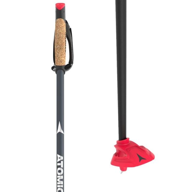 (取寄) アトミック プロ カーボン QRS スキー ポール - 2024 Atomic Pro Carbon QRS Ski Pole - 2024 Greyの通販は