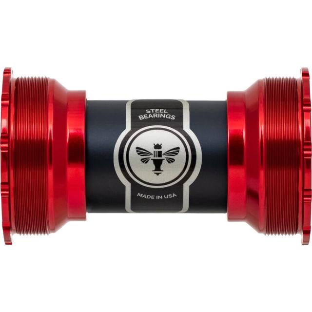 (取寄) クリスキング スレッドフィット T47-30I ボトム ブラケット Chris King ThreadFit T47-30I Bottom Bracket Red