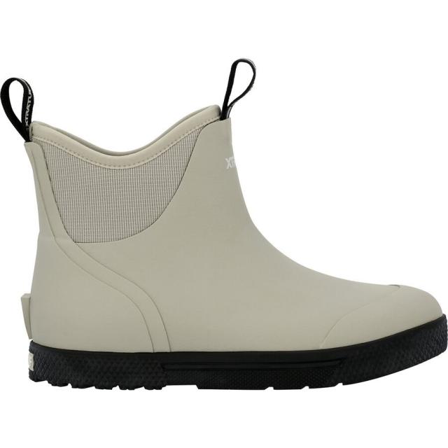 (取寄) エクストラタフ メンズ ホイールハウス アンクル 6インチ デック ブーツ - メンズ Xtratuf men Wheelhouse Ankle 6in Deck Boot - Men's Stone