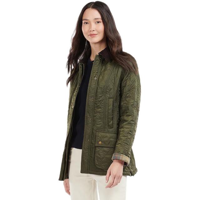 (取寄) バブアー レディース ビードネル ポーラーキルト ジャケット - ウィメンズ Barbour women Beadnell Polarquilt Jacket - Women's Olive