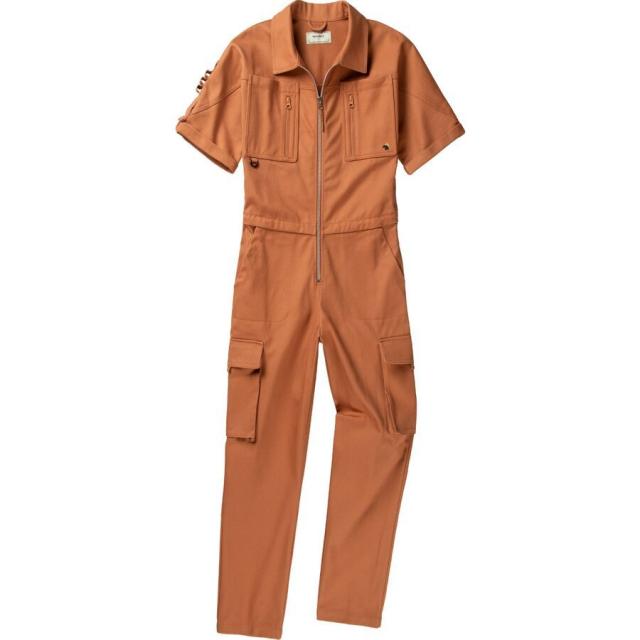 (取寄) ワンダリー レディース ジュニパー キャンプ ジャンプスーツ - ウィメンズ Wondery women Juniper Camp Jumpsuit - Women's Coral