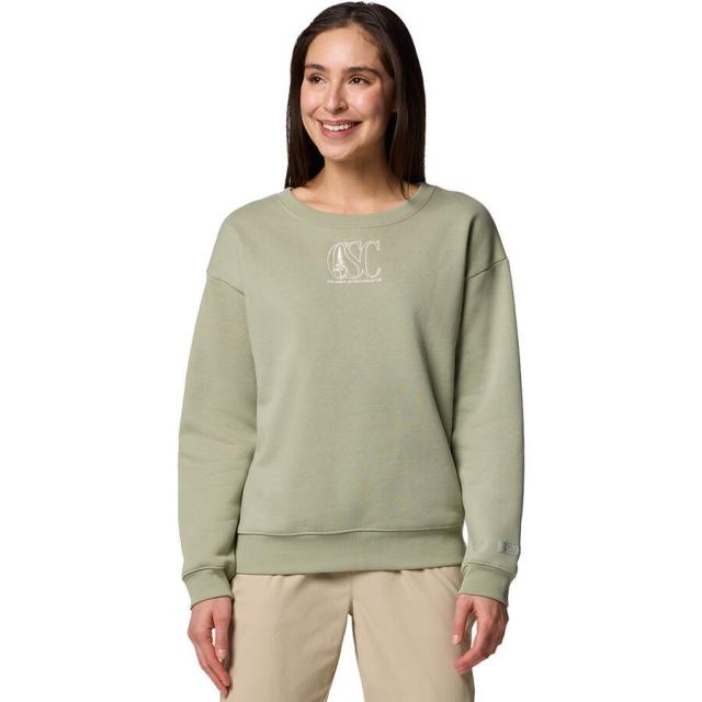 (取寄) コロンビア レディース メリディアン クリーク クルー スウェットシャツ - ウィメンズ Columbia women Meridian Creek Crew Sweatshirt - Women's Safari/Treehugger
