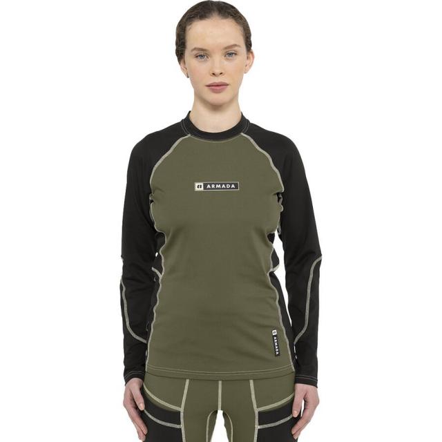 (取寄) アルマダ レディース ヘブン ベースレイヤー— トップ - ウィメンズ Armada women Haven Baselayer Top - Women's Olive/Black