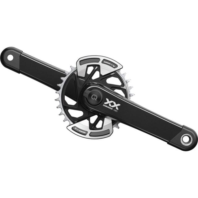 (取寄) スラム XX イーグル AXS トランスミッション パワーメーター クランクセット - ブースト SRAM XX Eagle AXS Transmission Powermeter Crankset - Boost Black 2 Guardsの通販は 105,135円