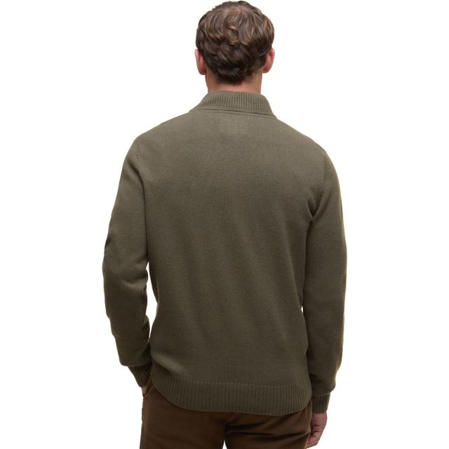 (取寄) バブアー メンズ ケルソン 1/2-ジップ ニット ジャンパー - メンズ Barbour men Kelson 1/2-Zip Knitted Jumper - Men's Olive