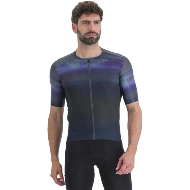 (取寄) スポーツフル メンズ フロウ スーパージアラ ジャージ - メンズ Sportful men Flow Supergiara Jersey - Men's Galaxy Blue Blackの通販は 30,040円