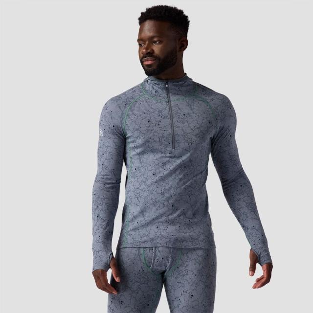 (取寄) バックカントリー メンズ メリノ ライトウェイト スキューバ ベースレイヤー— トップ - メンズ Backcountry men Cedars Merino Lightweight Scuba Baselayer Top - Men's Turbulence Zastrugi Print