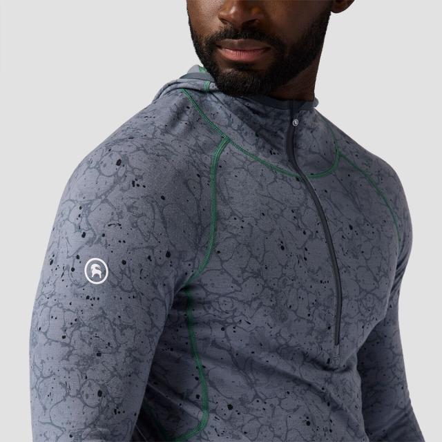 (取寄) バックカントリー メンズ メリノ ライトウェイト スキューバ ベースレイヤー— トップ - メンズ Backcountry men Cedars Merino Lightweight Scuba Baselayer Top - Men's Turbulence Zastrugi Print 取寄) バックカントリー メンズ メリノ ライトウェイト スキューバ