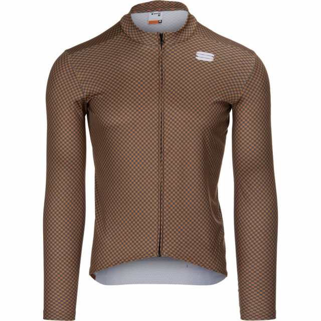 (取寄) スポーツフル メンズ チェックメイト サーマル ジャージ - メンズ Sportful men Checkmate Thermal Jersey - Men's Leather Anthracite Pompelmoの通販はサイクルウェア